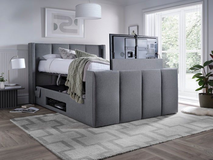 Grey TV Beds