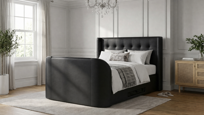 Leather TV Beds