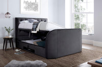 Lyon Ottoman TV Bed With 43" Smart HD TV & 1000 Pocket Sprung Memory Mattress — view 5 – image 5 of 13