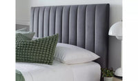 Madrid TV Bed Ottoman With Storage & Up To 43" TV Capacity in Grey Velvet — view 5 – image 5 of 5