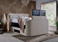 Immerse 5.1 Surround Sound TV Bed in Oatmeal — view 2 – image 1 of 8