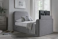 Arla Ottoman Single Storage TV Bed in Luxury Grey – image 1 of 8