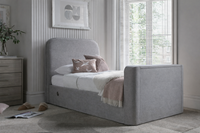 Arla Ottoman Single Storage TV Bed in Luxury Grey — view 7 – image 7 of 8