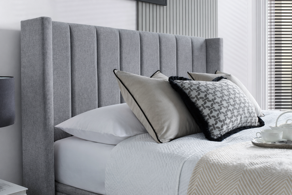 Atom II Ottoman Storage TV Bed in Luxury Grey — view 5
