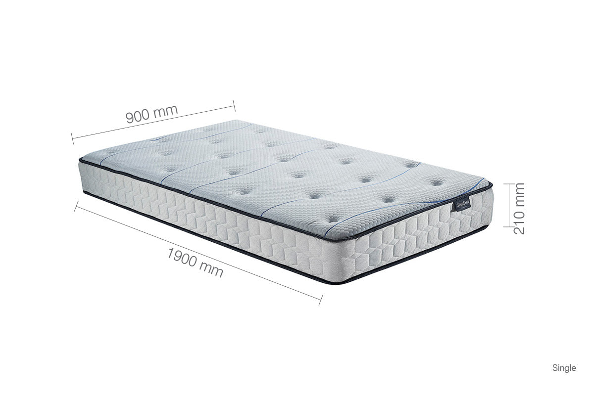 Air Memory Foam and Open Spring Mattress Soft-Medium Firmness — view 10
