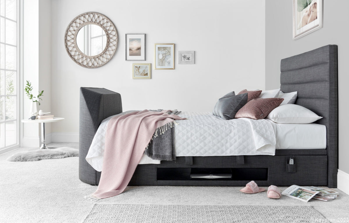 Appleton TV Bed Grey — view 6