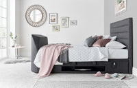 Appleton TV Bed Grey — view 6 – image 4 of 6