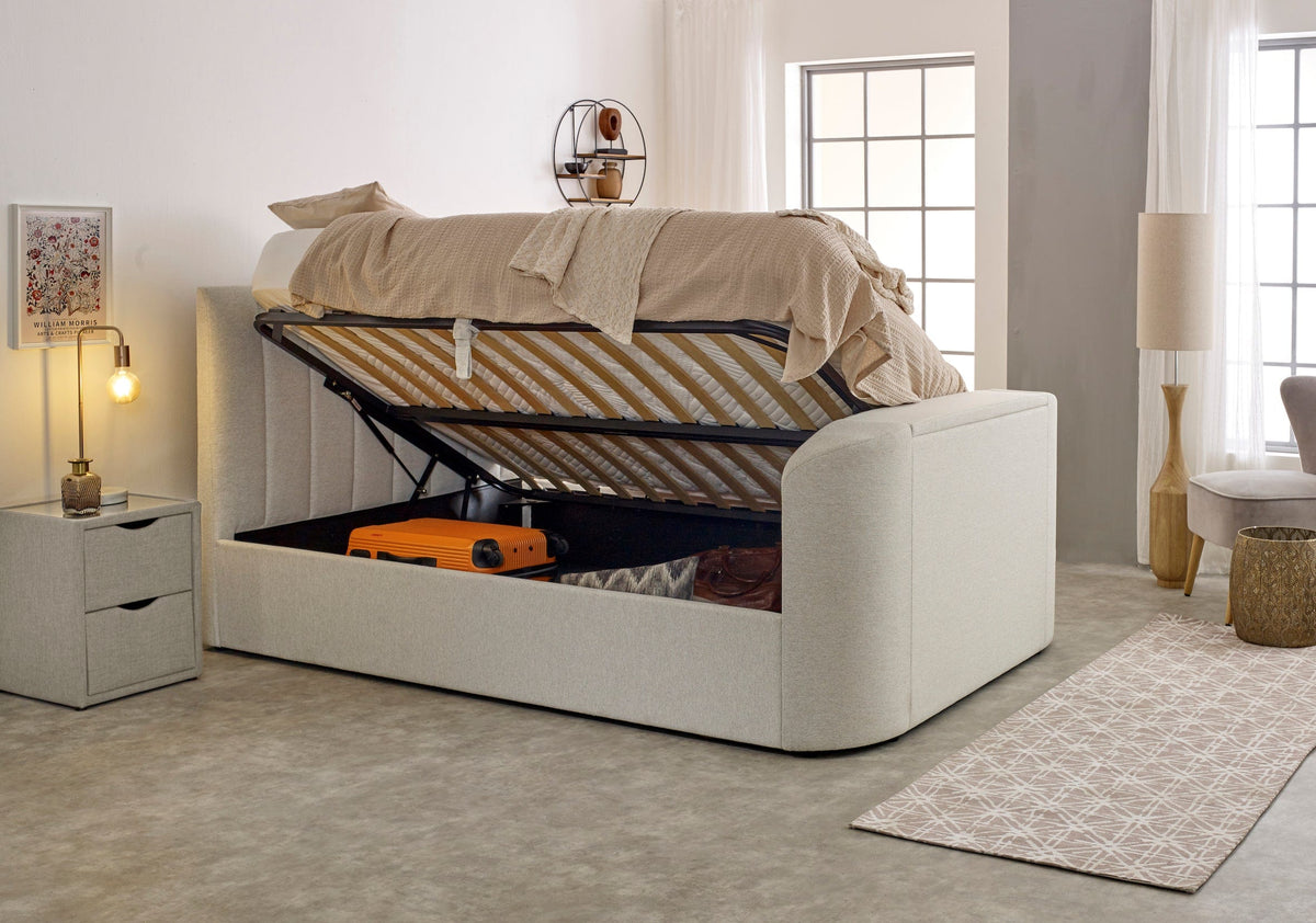 Capella Ottoman TV Bed in Pebble Stone — view 2
