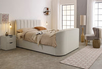 Capella Ottoman TV Bed in Pebble Stone — view 3 – image 3 of 10