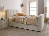 Capella Ottoman TV Bed in Pebble Stone — view 8 – image 8 of 10