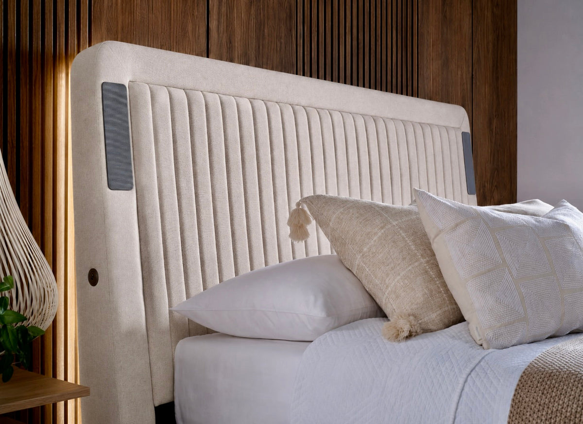 Immerse 5.1 Surround Sound TV Bed in Soft Cream — view 4
