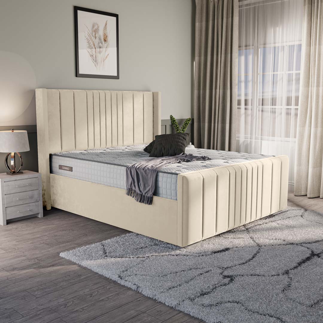 Cambridge Upholstered Ottoman Bed — view 3
