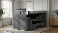 Campbell 5.1 Surround Sound TV Bed Ottoman With 43" Smart HD TV & 1000 Pocket Sprung Memory Mattress — view 7 – image 7 of 17