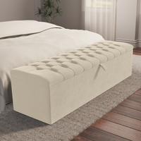 Chesterfield Ottoman Storage Box – image 1 of 3