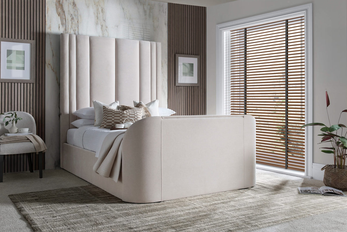 Salisbury Ottoman TV Bed in Soft Cream — view 3