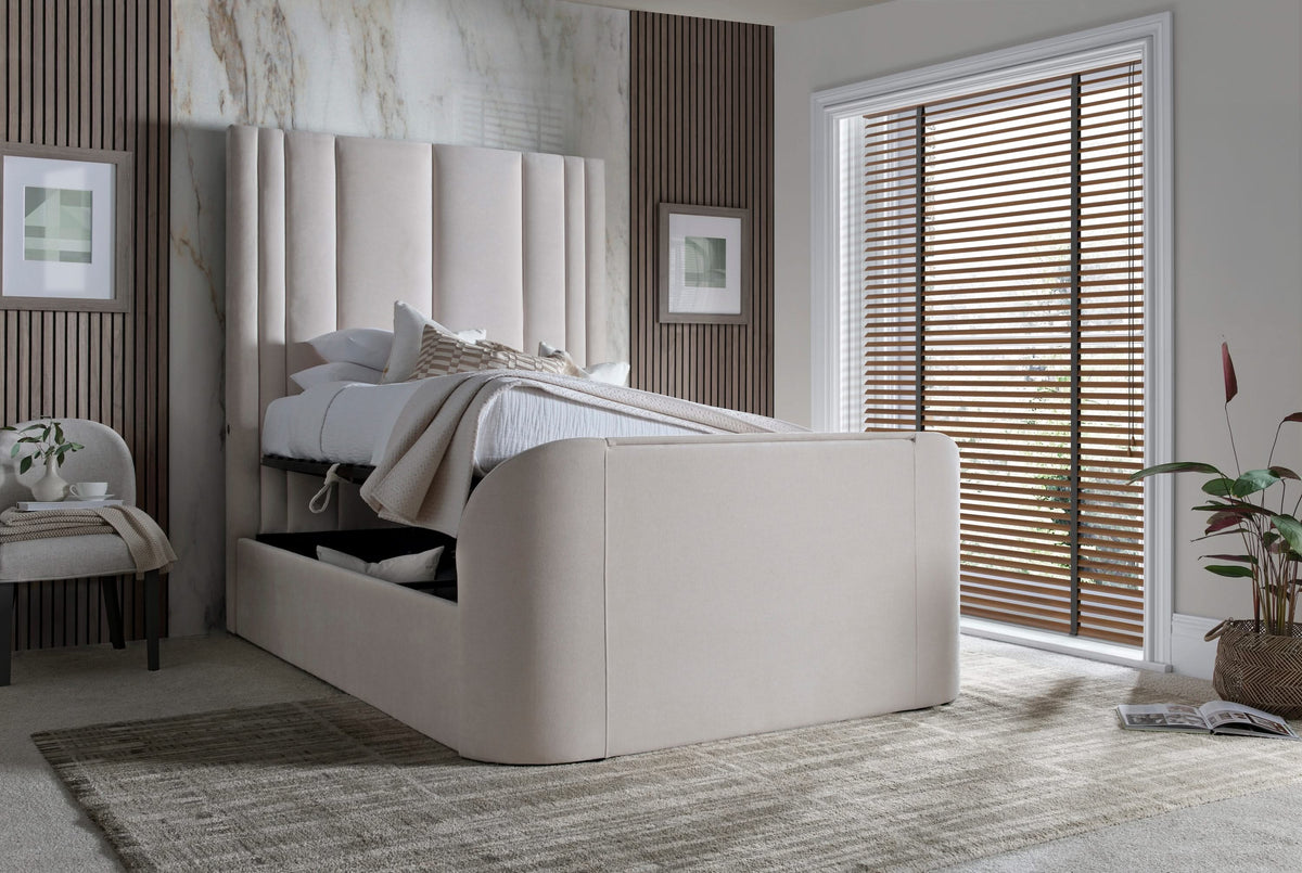 Salisbury Ottoman TV Bed in Soft Cream — view 5