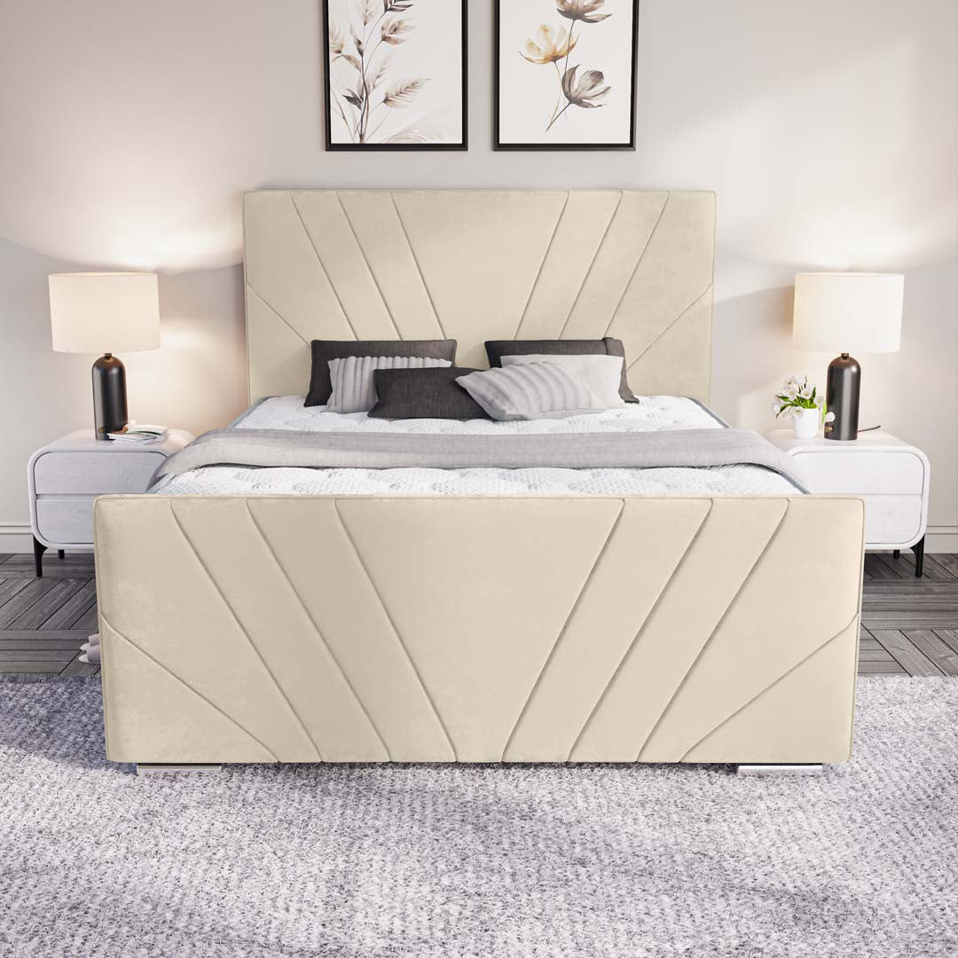 Fiji Sunrise Upholstered Ottoman Bed — view 5