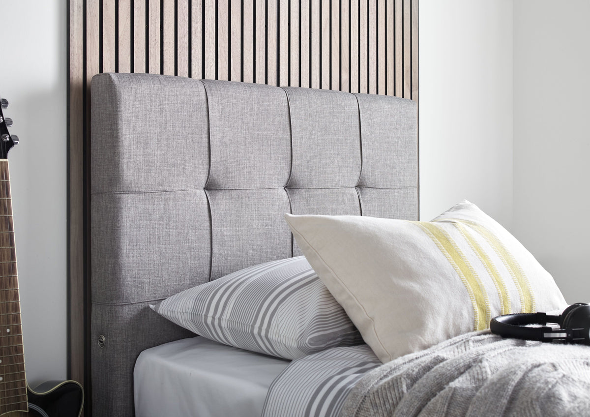 Alpha Manual Single TV Bed In Grey — view 4