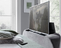 Salisbury Ottoman TV Bed in Grey Velvet — view 5 – image 4 of 10