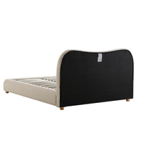 Egerie Curved Headboard Ottoman Storage Bed in Beige Boucle – image 9 of 67