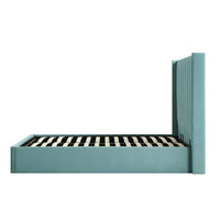 Wilton Ottoman Storage Bed in Seafoam Blue Velvet – image 40 of 75