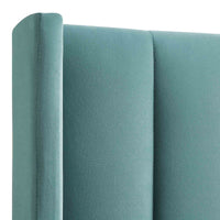 Wilton Ottoman Storage Bed in Seafoam Blue Velvet – image 43 of 75