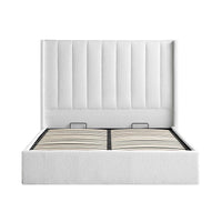 Wilton Ottoman Storage Bed in White Boucle – image 66 of 75