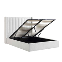 Wilton Ottoman Storage Bed in White Boucle – image 69 of 75