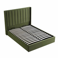 Wilton Ottoman Storage Bed in Moss Green Velvet – image 24 of 75