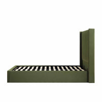 Wilton Ottoman Storage Bed in Moss Green Velvet – image 25 of 75