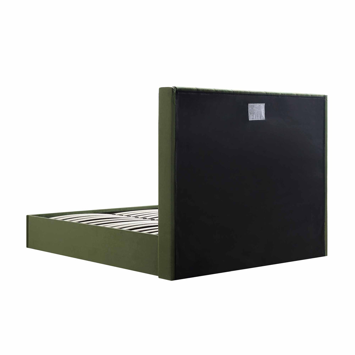 Wilton Ottoman Storage Bed in Moss Green Velvet