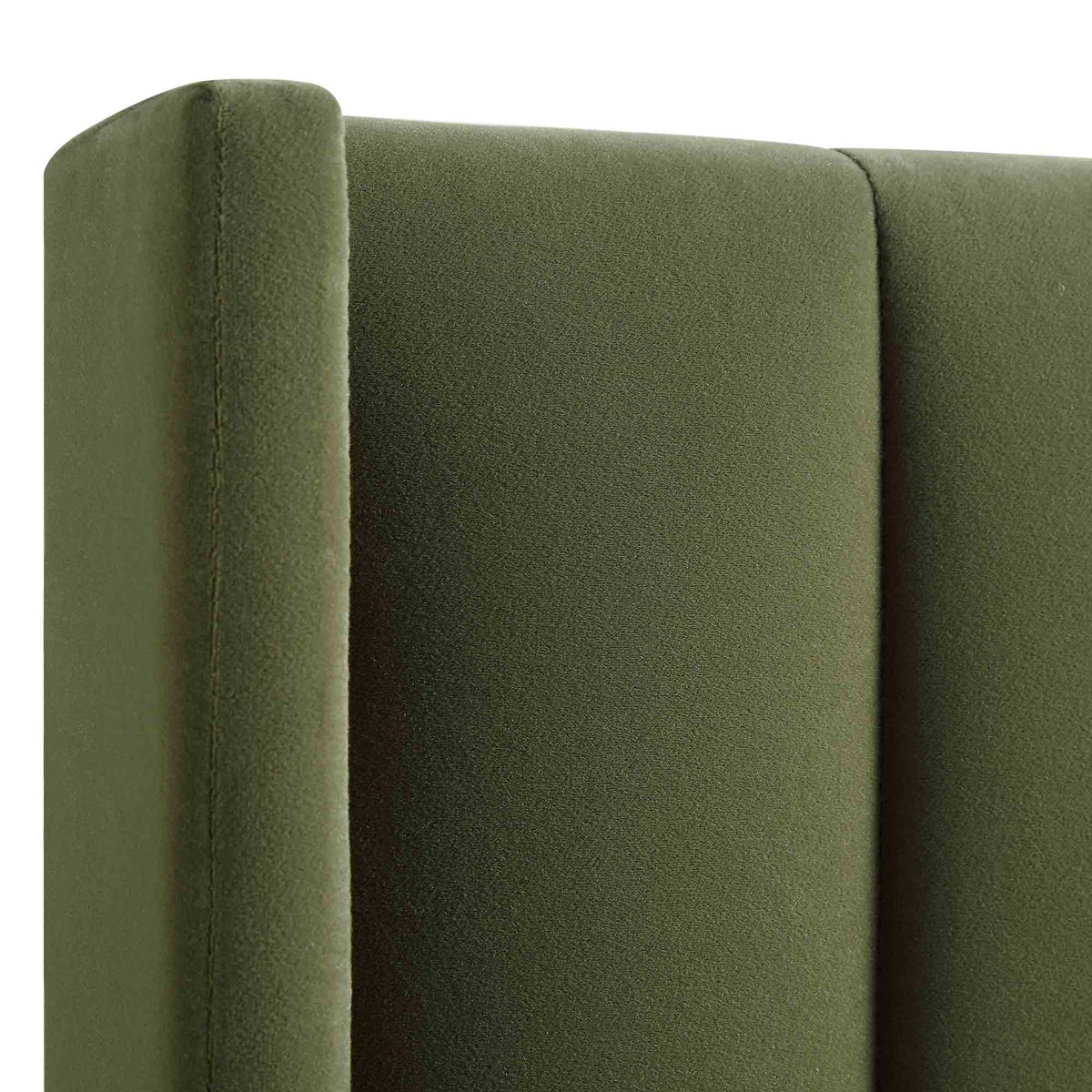 Wilton Ottoman Storage Bed in Moss Green Velvet