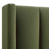 Wilton Ottoman Storage Bed in Moss Green Velvet – image 28 of 75