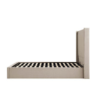 Wilton Ottoman Storage Bed in Warm Stone Fabric – image 55 of 75