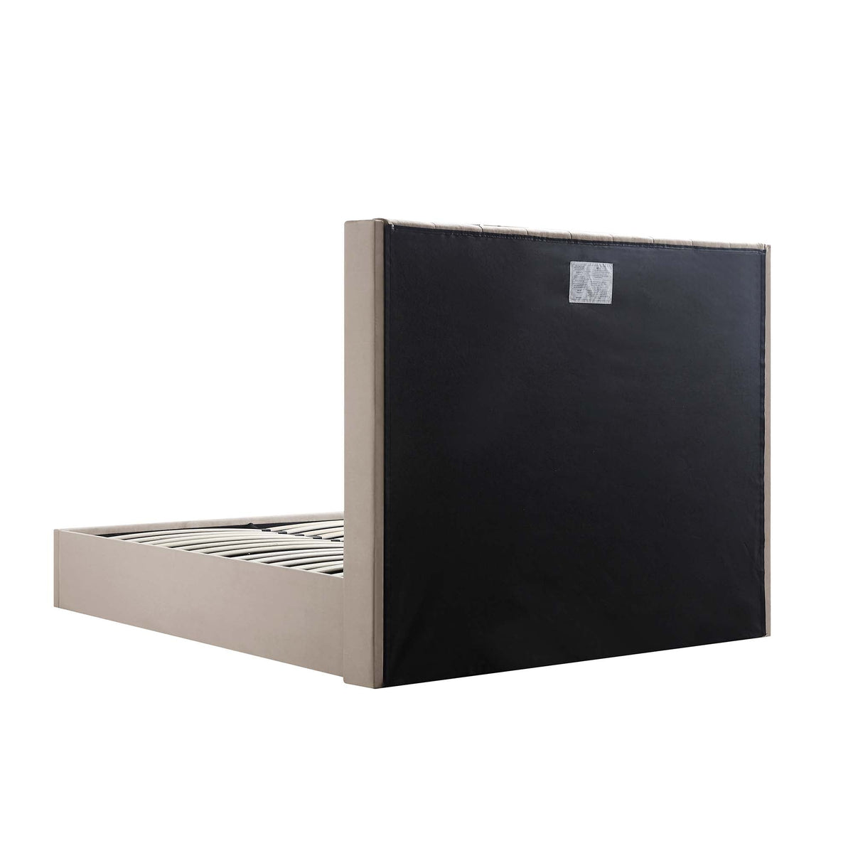 Wilton Ottoman Storage Bed in Champagne Velvet
