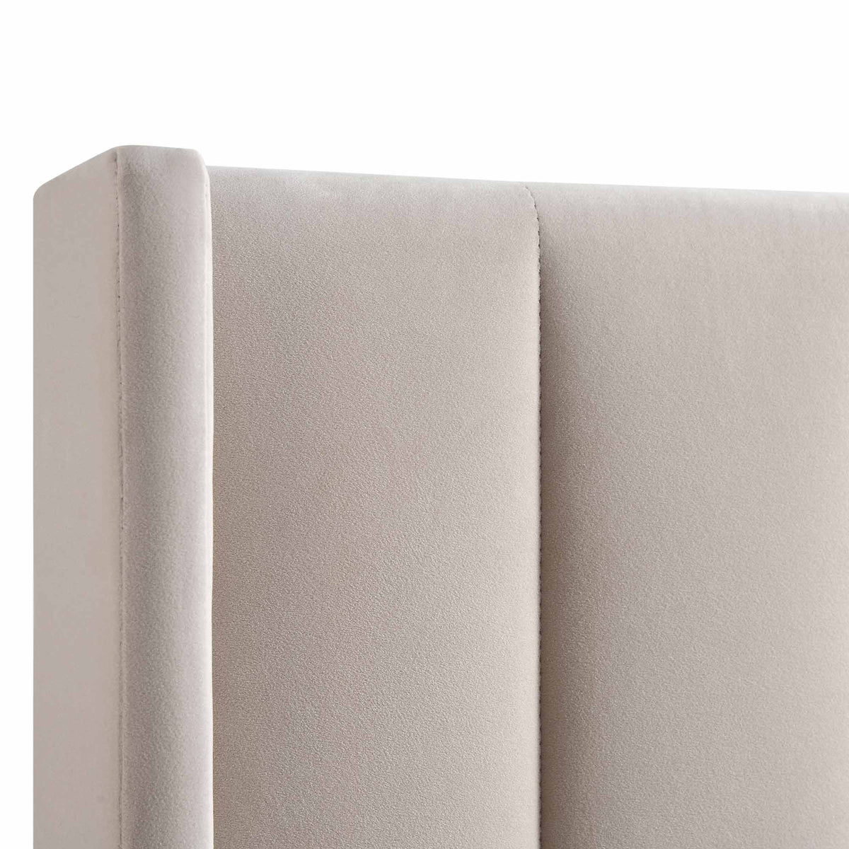 Wilton Ottoman Storage Bed in Champagne Velvet