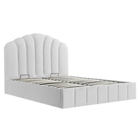 Hana Ottoman Storage Bed in Ecru Boucle – image 9 of 85