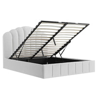 Hana Ottoman Storage Bed in Ecru Boucle – image 11 of 85