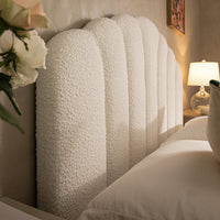 Hana Ottoman Storage Bed in Ecru Boucle – image 6 of 85