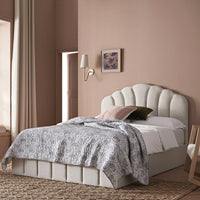 Hana Ottoman Storage Bed in Ivory Weave Fabric – image 17 of 85