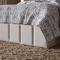 Hana Ottoman Storage Bed in Ivory Weave Fabric – image 21 of 85
