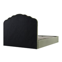 Hana Ottoman Storage Bed in Moss Green Velvet – image 44 of 85