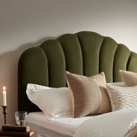 Hana Ottoman Storage Bed in Moss Green Velvet – image 37 of 85