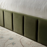 Hana Ottoman Storage Bed in Moss Green Velvet – image 38 of 85