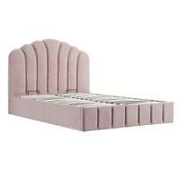 Hana Ottoman Storage Bed in Petal Pink Chenille – image 59 of 85