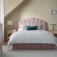 Hana Ottoman Storage Bed in Petal Pink Chenille – image 51 of 85