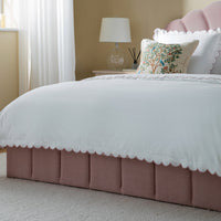 Hana Ottoman Storage Bed in Petal Pink Chenille – image 56 of 85