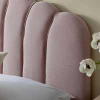 Hana Ottoman Storage Bed in Petal Pink Chenille – image 57 of 85
