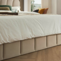 Hana Ottoman Storage Bed in Warm Stone Velvet – image 73 of 85