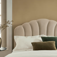 Hana Ottoman Storage Bed in Warm Stone Velvet – image 74 of 85